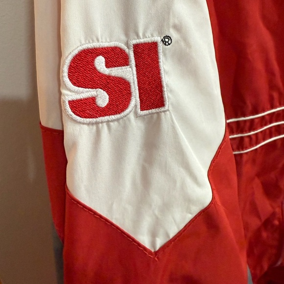 NFL Red and Gray Buccaneers Windbreaker Jacket - Picture 5 of 5